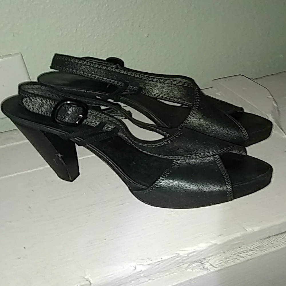 Costume National black heels sz 39